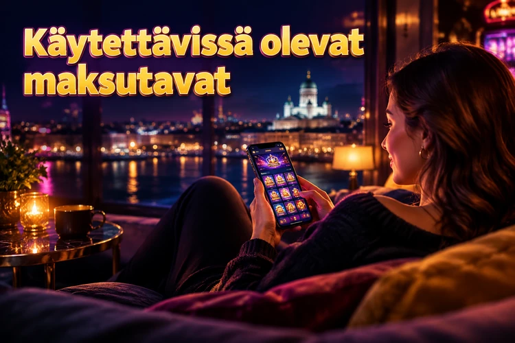 Käytettävissä olevat maksutavat